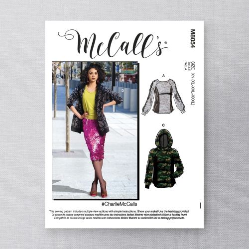 MCCALLS - M8054 HAUTS ET VESTE POUR FEMME/HOMME