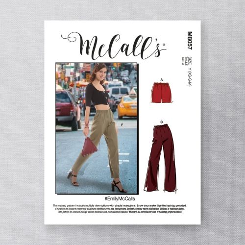 MCCALLS - M8057 SHORTS ET PANTALONS POUR FEMME