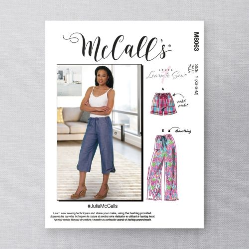 MCCALLS - M8063 SHORTS ET PANTALONS POUR FEMME