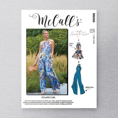 MCCALLS - M8069 BARBOTEUSES ET COMBINAISONS POUR FEMME