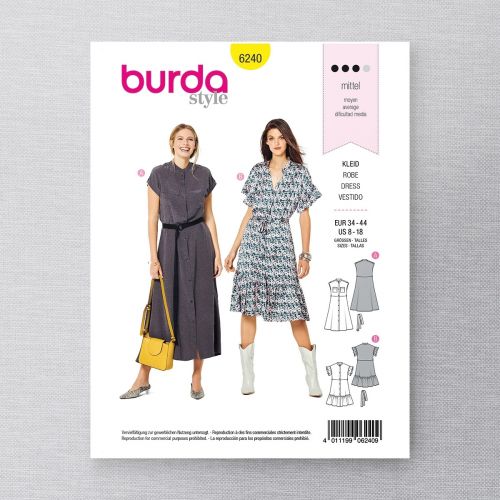 BURDA - 6240 ROBES POUR FEMME 