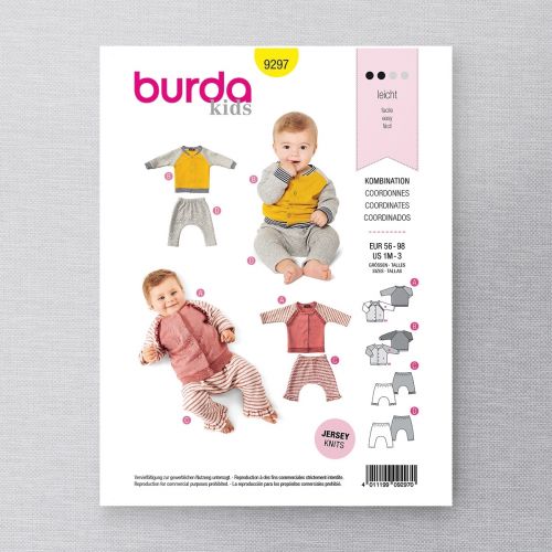 BURDA - 9297 COORDONNÉS POUR ENFANT