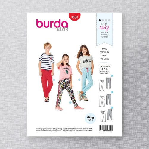 BURDA - 9300 PANTALONS POUR ENFANT