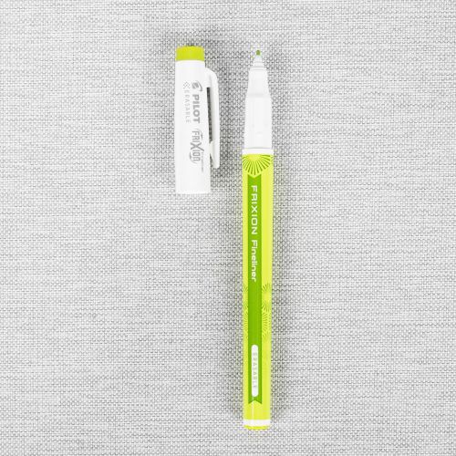 MARQUEUR FRIXION FINELINER - VERT PÂLE