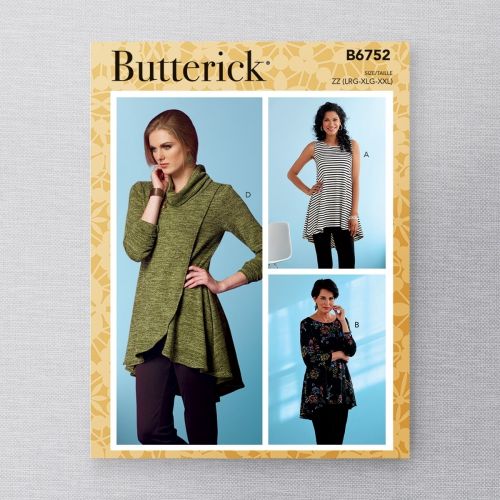 BUTTERICK - B6752 TUNIQUES POUR FEMMES