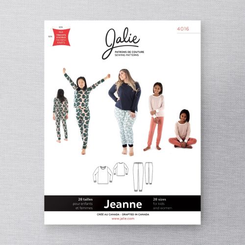 JALIE 4016 - PYJAMA DEUX PIÈCES EN TRICOT JEANNE