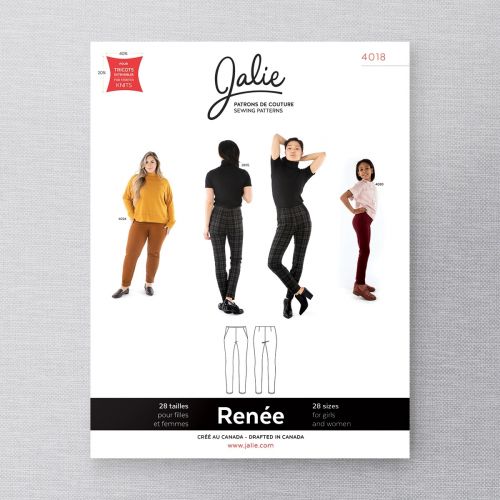 JALIE 4018 - PANTALON EN PONTE RENÉE