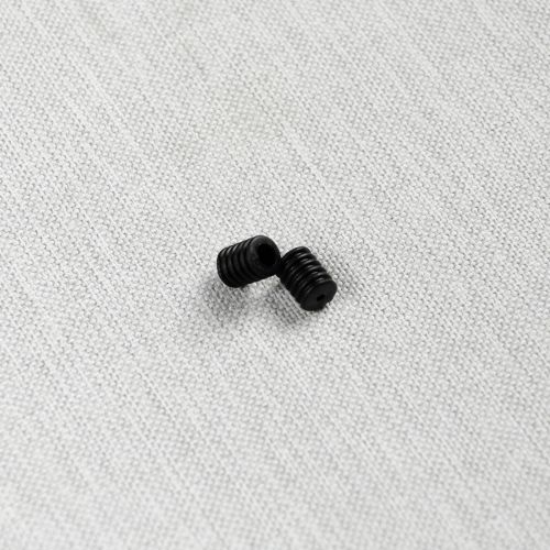 SERRE-CORDON CYLINDRIQUE EN SILICONE NOIR - 9MM X 6MM