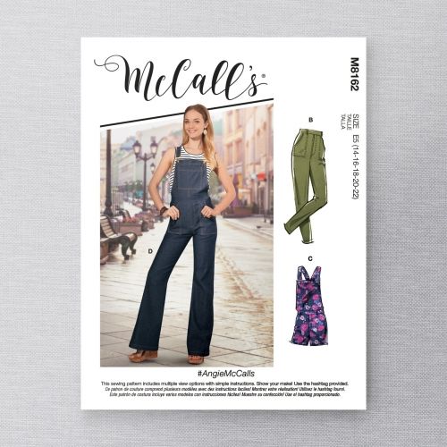 MCCALLS - M8162 JEANS ET SALOPETTES POUR FEMMES