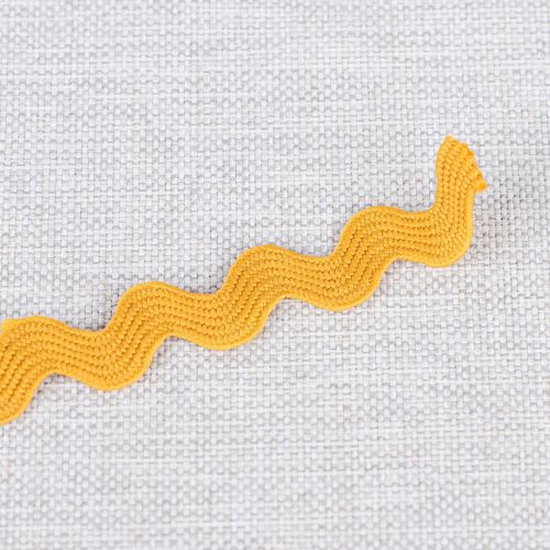 CROQUET EN PAQUET (RIC RAC) 6MM - OR - 2.3M/PAQUET