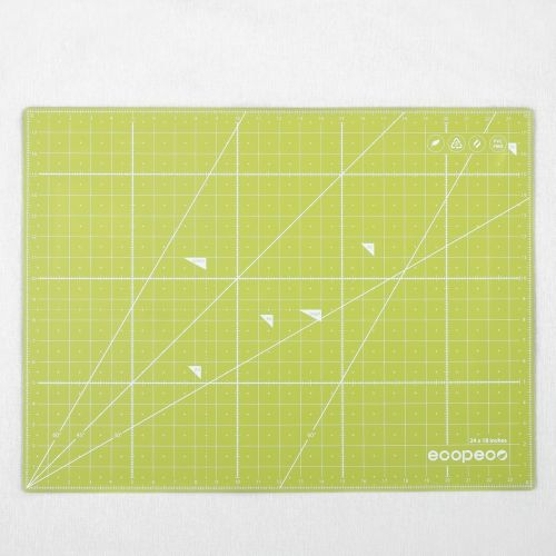 PLANCHE DE COUPE RÉVERSIBLE ECOPECO 18X24 - JADE VERT