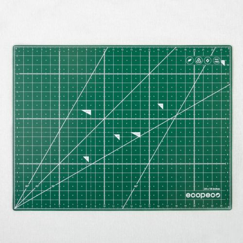 PLANCHE DE COUPE RÉVERSIBLE ECOPECO 18X24 - JADE VERT