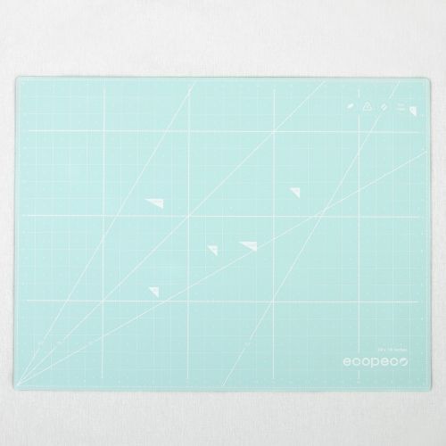 PLANCHE DE COUPE RÉVERSIBLE ECOPECO 18X24 - BLEU QUETZAL