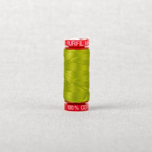 FIL DE COTON AURIFIL MAKO 12 50M - 1231 VERT PRINTANIER