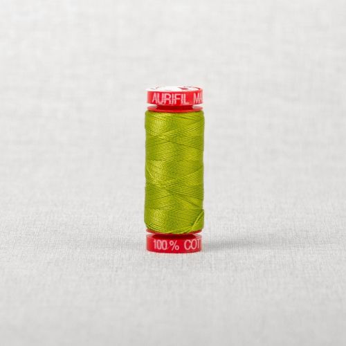 FIL DE COTON AURIFIL MAKO 12 50M - 1231 VERT PRINTANIER