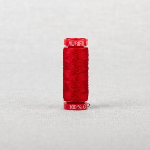 FIL DE COTON AURIFIL MAKO 12 50M - 2250 ROUGE