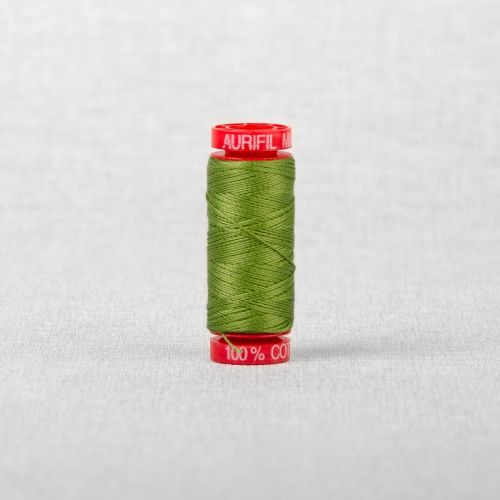 FIL DE COTON AURIFIL MAKO 12 50M - 2888 VERT FOUGÈRE