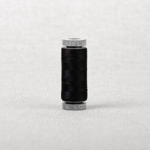 FIL DE COTON AURIFIL MAKO 28 100M - 2692 NOIR