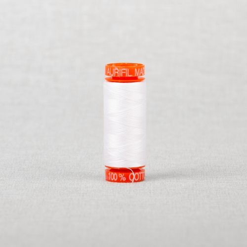 FIL DE COTON AURIFIL MAKO 50 200M - 2024 BLANC