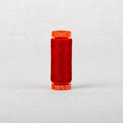 FIL DE COTON AURIFIL MAKO 50 200M - 2250 ROUGE