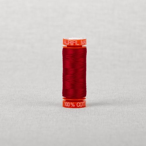 FIL DE COTON AURIFIL MAKO 50 200M - 2260 VIN ROUGE