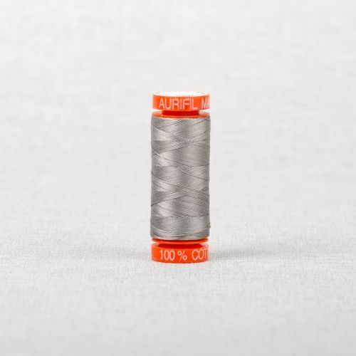 FIL DE COTON AURIFIL MAKO 50 200M - 2620 ACIER INOXYDABLE