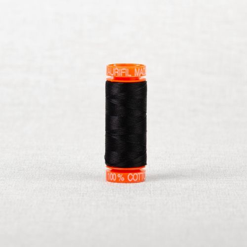 FIL DE COTON AURIFIL MAKO 50 200M - 2692 NOIR