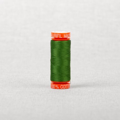 FIL DE COTON AURIFIL MAKO 50 200M - 5018 VERT HERBE FONCÉ