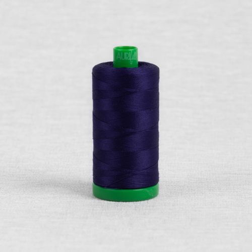 FIL DE COTON AURIFIL MAKO 40 1000M - 2784 BLEU MARINE FONCÉ