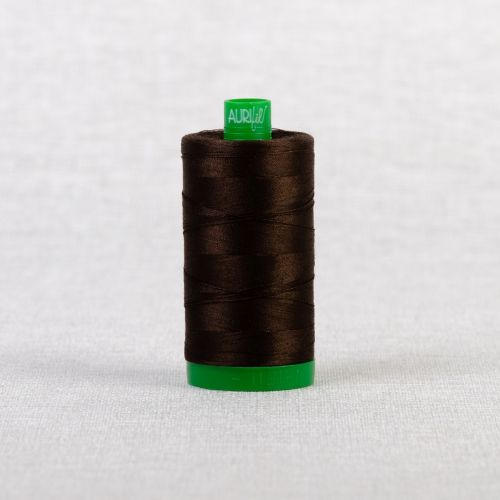 FIL DE COTON AURIFIL MAKO 40 1000M - 5024 BRUN FONCÉ