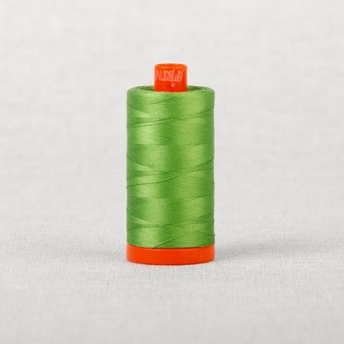 FIL DE COTON AURIFIL MAKO 50 1300M - 1114 VERT HERBE