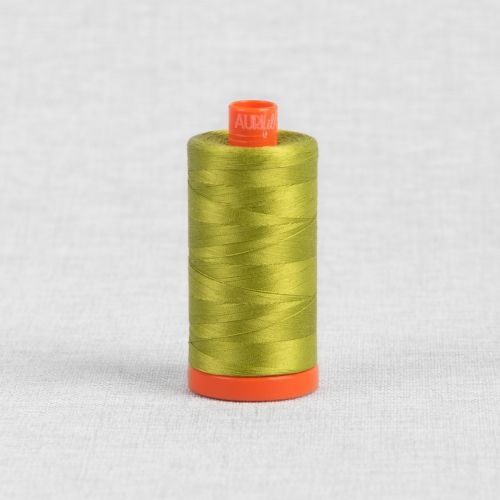 FIL DE COTON AURIFIL MAKO 50 1300M - 1147 VERT FEUILLE PÂLE