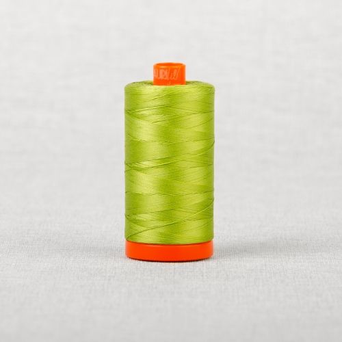 FIL DE COTON AURIFIL MAKO 50 1300M - 1231 VERT PRINTANIER