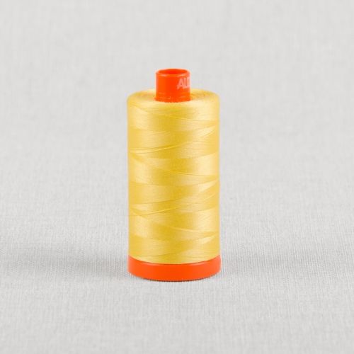 FIL DE COTON AURIFIL MAKO 50 1300M - 2115 CITRON