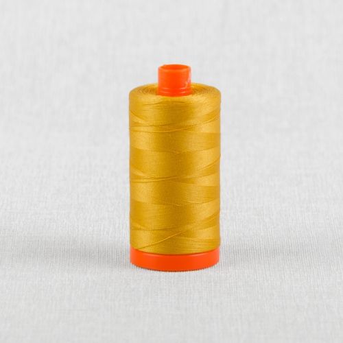 FIL DE COTON AURIFIL MAKO 50 1300M - 2140 ORANGE MOUTARDE