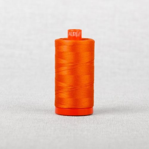 FIL DE COTON AURIFIL MAKO 50 1300M - 2150 CITROUILLE