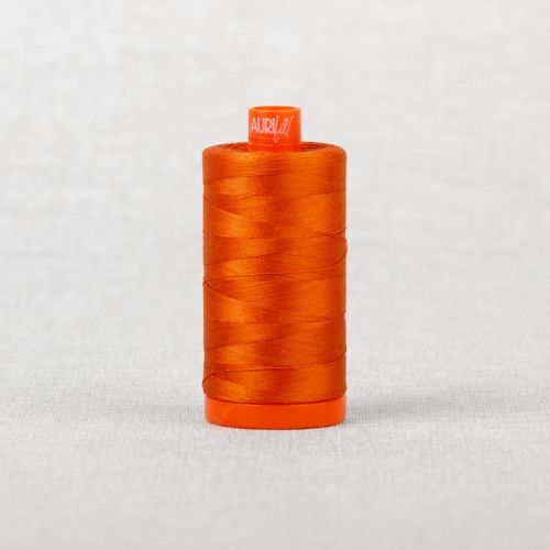 FIL DE COTON AURIFIL MAKO 50 1300M - 2240 ORANGE ROUILLÉE