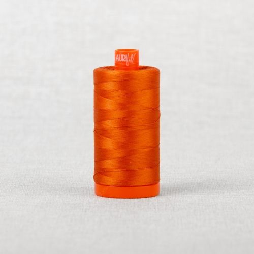 FIL DE COTON AURIFIL MAKO 50 1300M - 2240 ORANGE ROUILLÉE