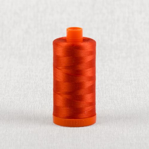 FIL DE COTON AURIFIL MAKO 50 1300M - 2245 ROUGE ORANGE