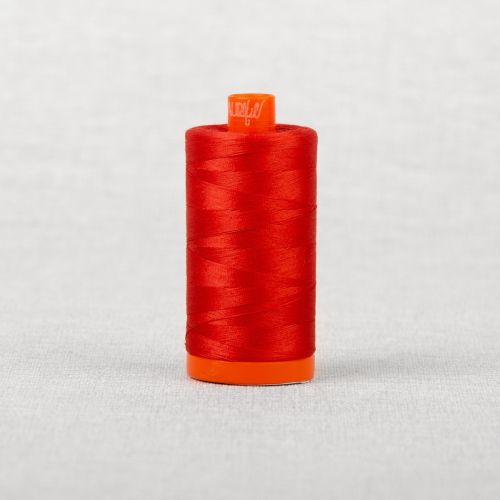 FIL DE COTON AURIFIL MAKO 50 1300M - 2265 ROUGE HOMARD