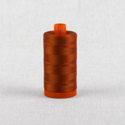 FIL DE COTON AURIFIL MAKO 50 1300M - 2350 CUIVRE