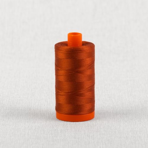 FIL DE COTON AURIFIL MAKO 50 1300M - 2385 TERRACOTTA