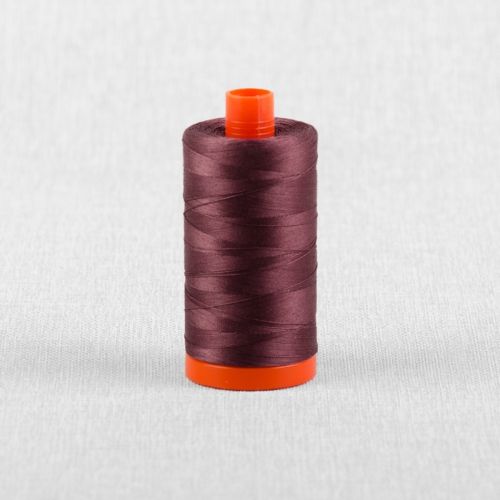 FIL DE COTON AURIFIL MAKO 50 1300M - 2568 MÛRE