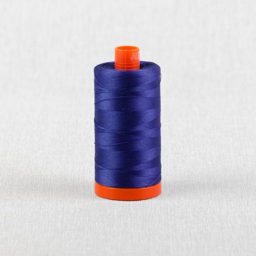 FIL DE COTON AURIFIL MAKO 50 1300M - 2735 BLEU MOYEN