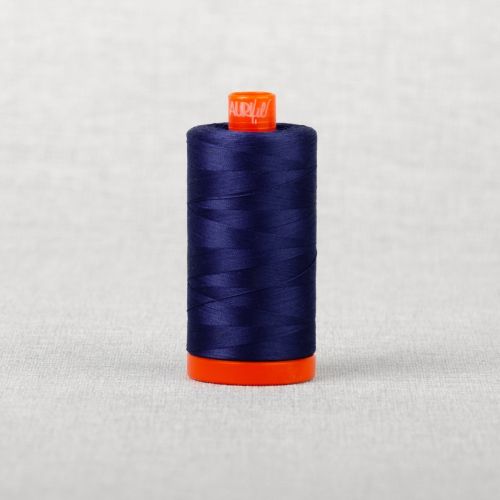 FIL DE COTON AURIFIL MAKO 50 1300M - 2740 COBALT FONCÉ