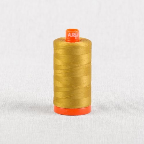 FIL DE COTON AURIFIL MAKO 50 1300M - 2920 LAITON PÂLE