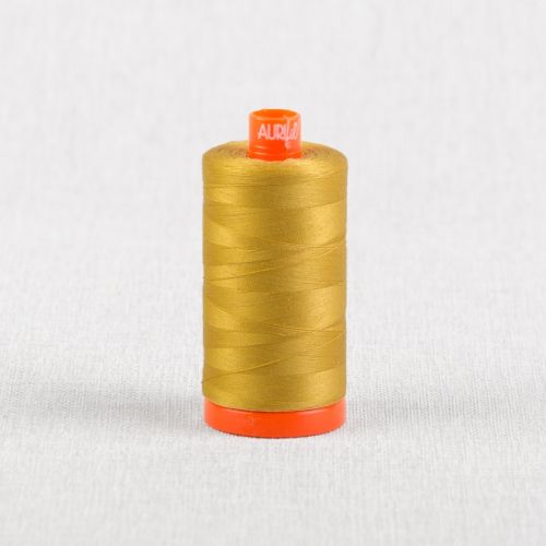 FIL DE COTON AURIFIL MAKO 50 1300M - 2920 LAITON PÂLE