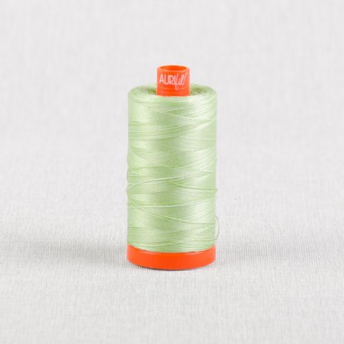 FIL DE COTON AURIFIL MAKO 50 1300M - 3320 VERT PRINTEMPS PÂLE