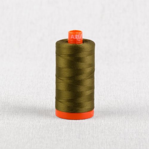 FIL DE COTON AURIFIL MAKO 50 1300M - 4173 OLIVE FONCÉ