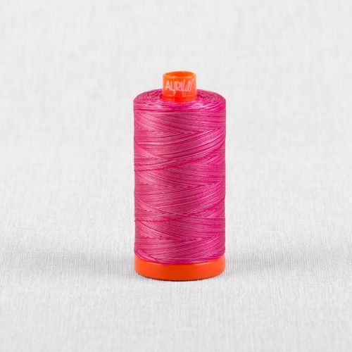 FIL DE COTON MOIRÉ AURIFIL MAKO 50 1300M - 4660 ROSE TAFFY